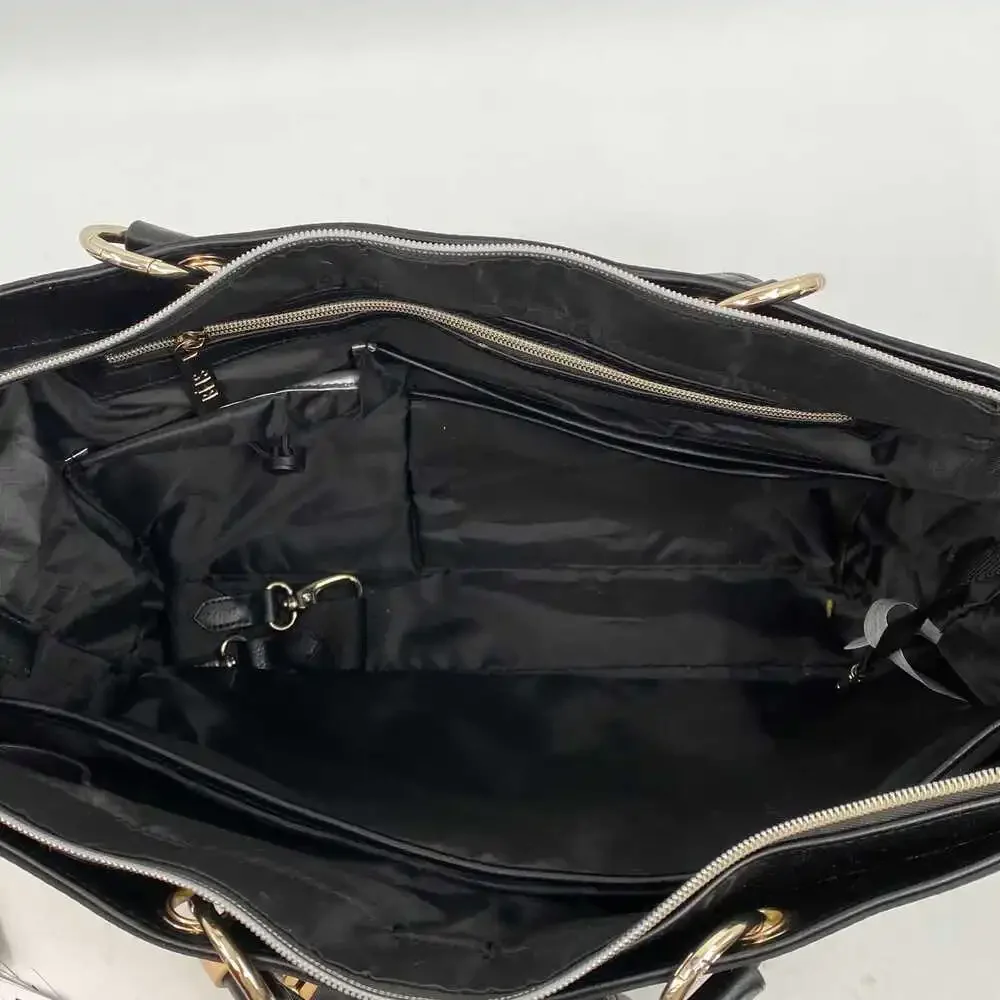 BEIS Black Faux Leather Tote | Women’s OS | Classic Baby Bag